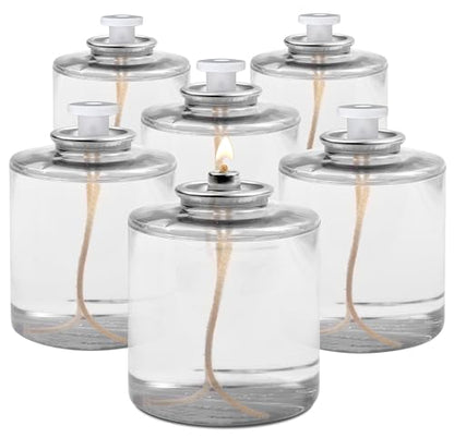 Hyoola 80 Hour Liquid Paraffin Long Burning Candles - 6 Pack - Survival and Emergency Candles - size: 6 Pack