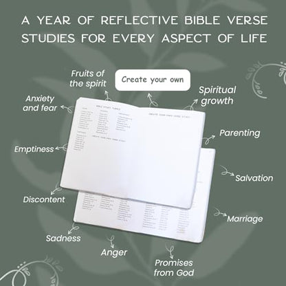 Graceful By Design Linen Bible Verse Mapping Journal - color: Grey