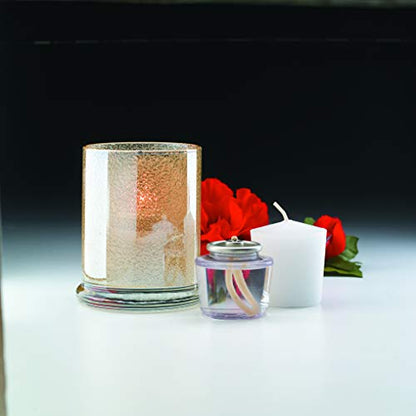 Hollowick - HD15 15 Hour Disposable Liquid Candle Not for Home Consumer Use (96/case),Clear - color: 15 Hour Burn Time