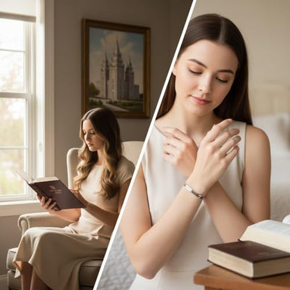 Missionary Bracelet 548 Days | Called to Serve Scripture Cuff Stainless Steel Adjustable Christian Faith Jewelry for Women - color: Golden