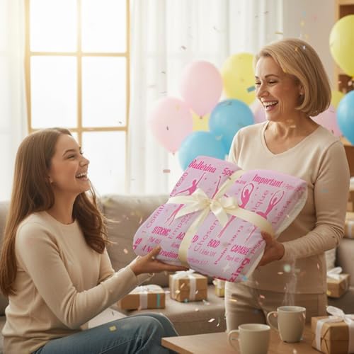 Personalized Ballet Blanket,Custom Ballet Dance Gifts for Christian - color: Ballet-custom, size: 40"x50"