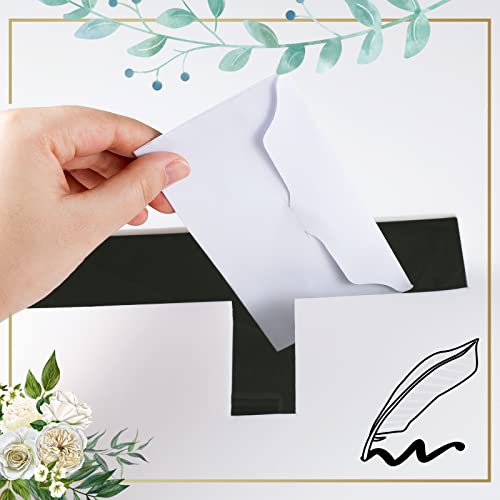 Eaasty 1000 Pcs Blank Church Offering Envelopes White Tithe Donation 6.3 x 3.1 Inch Cash Tithe Envelopes for Church Wedding Check Cash Holder Gifts