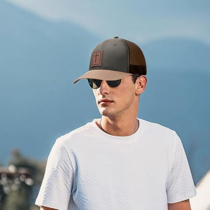 Christian Hats for Men Women, Faith Over Fear Hat - color: Cross Gray Green