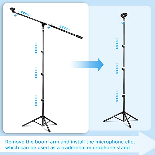 Bietrun WXM02 with 2 Pack Mic Stand