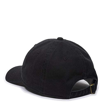 Outdoor Cap Mountain Embroidered Dad Hat Adjustable Soft Cotton Polo Style Unstructured Baseball Cap for Men & Women - color: Black
