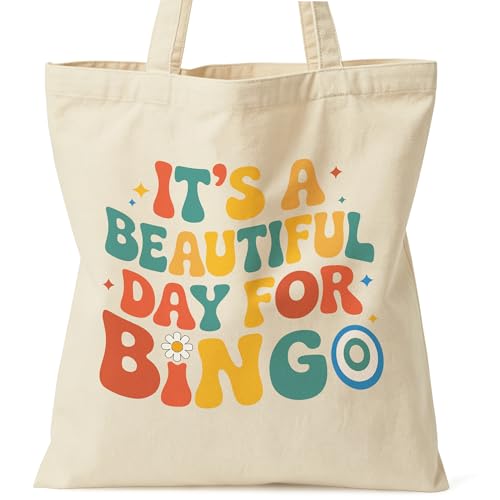Motivation Canvas Tote Bag for Women Shopping Work Travel with Inner Pocket - color: Beige 02