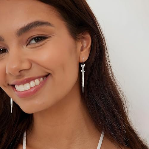 Gold Silver Hoop Earrings for Women - color: silver B