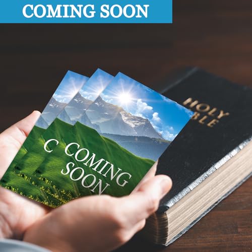 200 Pcs Gospel Tracts Salvation Cards,Coming Soon - style: Coming Soon