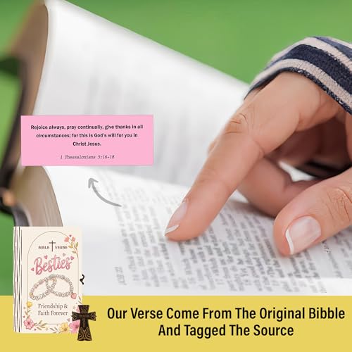 Personalized Bible Verse Box for Best Friends, 150 Color-Coded Scripture Cards, Custom Name with Keychain, Christian Friendship Gift for Women, Daily Encouragement Keepsake, Graduation Gifts - color: Besties