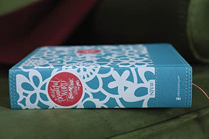 NIV, Beautiful Word Coloring Bible for Girls, Leathersoft over Board, Teal: Hundreds of Verses to Color
