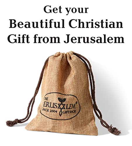 Genuine Olive Wood Communion Set from the Holy Land - 2 Hand-Carved Cups and Engraved Tray "Do This in Remembrance of Me" - Authentic Bethlehem Wood Gift for Pastors & Home Worship - Includes Gift Bag - color: 2 Cup Set [Small, Olive Wood Tray]