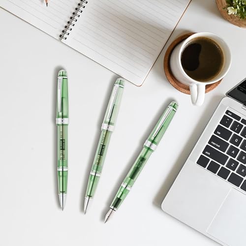 Cross Bailey Light Rollerball Pen, Translucent Green Resin, Black Ink - color: Green
