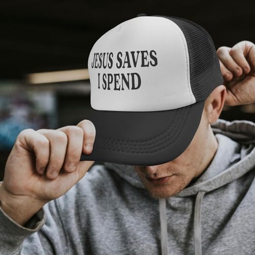 Y'Alls Need Jesus Hats Funny Cap for Grandma - color: Allblack2