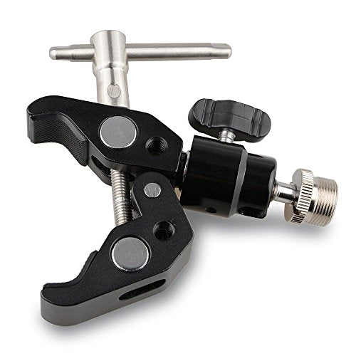 CAMVATE Crab Clamp Articulated 1/4 Mini Ball Head for Microphones - 1465 - size: Mini