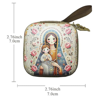 Rosary Beads Catholic for Women With Rosary Box, Catholic Gifts for Women