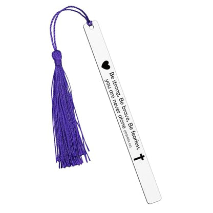 Inspirational Scripture Bookmarks Bookmark with Tassel Christian Bible Bookmarks Gift Faith Bookmarks for Women Men Friends Teachers Coworker Book Lovers Religious Metal Engraved Book Mark - color: Religious Bookmark 02