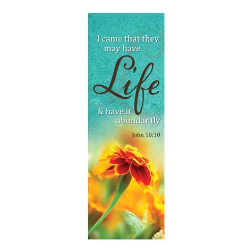 Trinity Church Supply Spiritual X-Stand Banner Spiritual Sanctuary Christian Church Banners, Enhance Worship Spaces with Faithful Decor, Life, 23 Inch x 63 Inch