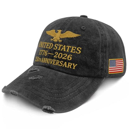 U.S. 250th Anniversary 250 Years Freedoms 1776-2026 Baseball Hats Funny - color: 250th Anniversary 7