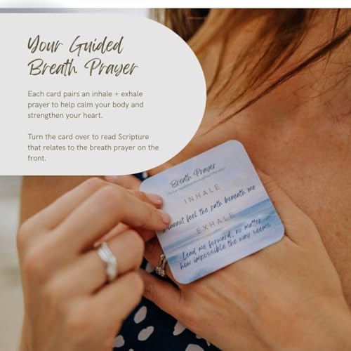 Grief Gifts for Women - Scripture Breath Prayer Cards for Loss & Comfort