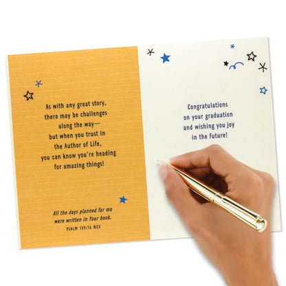 Hallmark DaySpring Religious Graduation Card (God Is Writing Your Next) - style: God is Writing Your Next Chapter
