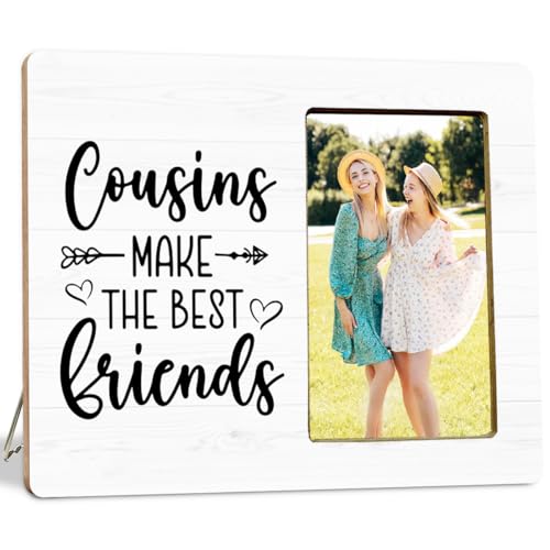 Cousin Gifts Picture Frame, Cousins Make the Best Friends Gifts Picture Frame - color: Cousin