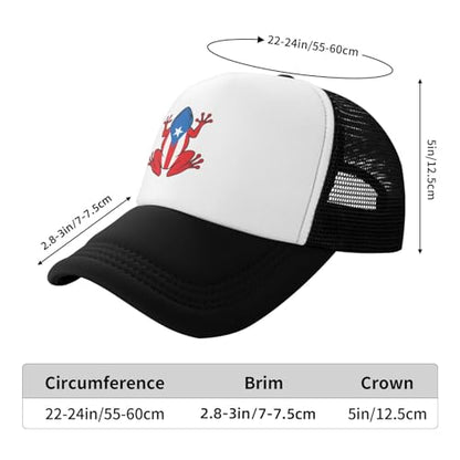 MOLAIGIN Trucker Hat, Adjustable Snapback Hat, Baseball Cap for Men Women, Breathable Mesh for Casual Wear - color: Black19