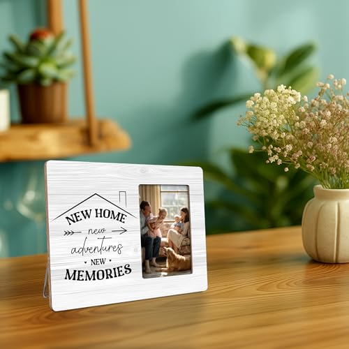 Housewarming Gifts New Home Picture Frame, First Time House Owner Gift, New Apartment Décor Frames Fits 4x6 Photo - color: Green