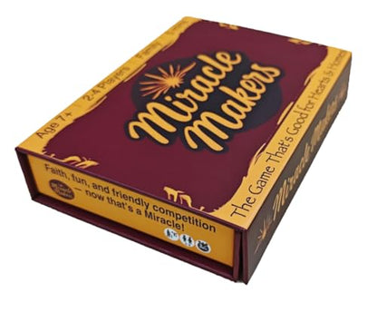 Miracle Makers Card Game | Christian-Themed, No Biblical Knowledge Required | Non-Denominational Fun | Ages 7+, 2–4 Players | Faith-based Gift | Great for Homeschool, Sunday School & Family Game Night
