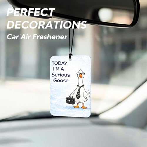 Funny Animal Car Air Freshener 4 Pack,Angry Duck,Serious Goose,Lazy Sloth,Fearless Sheep Hanging Scented Fresheners for Cars Mirror,Cute Meme Car Air Fresheners for Closet Books,Gag and Novelty Gift - color: 4 Moods