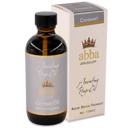 ABBA Oil Covenant 1/3oz Roll-On Anointing Oil in Gift Box - ABBA Jerusalem (Blend of Frankincense, Myrrh, Hyssop & Spikenard) - Bridgegroom to Bride & Jesus Christ to His Church (.33oz roll-on) - size: 0.33 Fl Oz (Pack of 1)