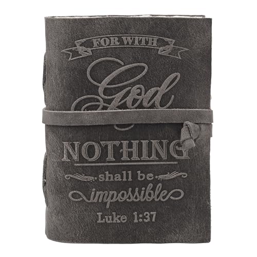 LEATHER VILLAGE Christian Gift Journal, Black 13x8. - color: Black, size: 13 inches X 8 inches