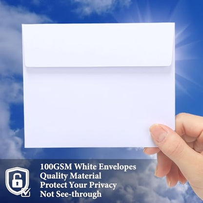 Fullhawl 18 Pcs Prayer Envelopes Motivational Words Christian Gift, White - style: White