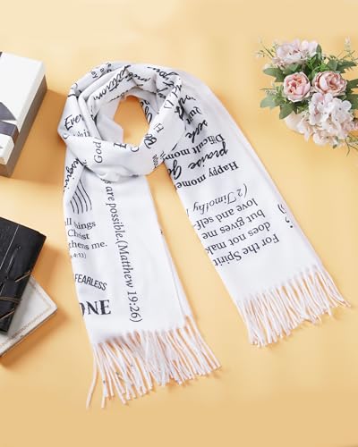 Bozidol Prayer Shawls and Wraps for Women - color: White