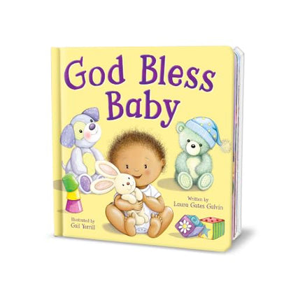 God Bless Baby: Heartwarming Padded Board Book with Rhyming Story for Babies & Toddlers | Sweet Christian Baby Book About Love, Kindness & Blessings | Baby Shower Gift