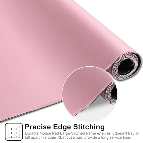 XXL Gaming Mouse Pad 35.4x15.7 Professional Large Mouse Pad & Computer Game Mouse Mat-90x40 Pinkus - color: Pinkus, size: 35.4L x 15.7W inches