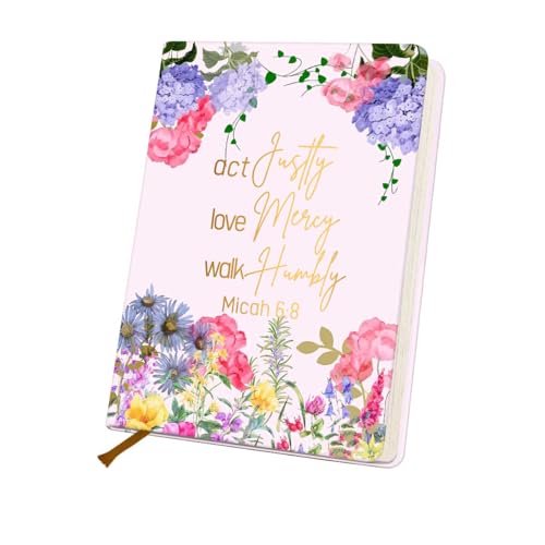 BQXH Christian Gifts Bible Verse Lined Journal Notebook for Women Men - color: Multi 1288