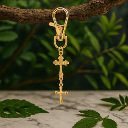 Cross Keychain – Cool Keychains Gifts for Christian, Baptism, Holidays, Keychains for Car Keys - color: Cross14
