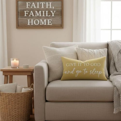 Decorative Throw Pillow Covers 12x20 Inch Set of 2 – Yellow - color: Yellow