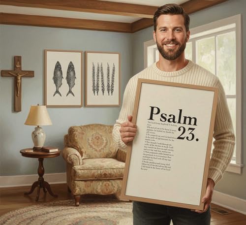 Suvinor 3 Pcs Jesus Feeds The 5000 Canvas Wall Art 12x16in Unframed - color: Poster, size: 16L" x 12W"