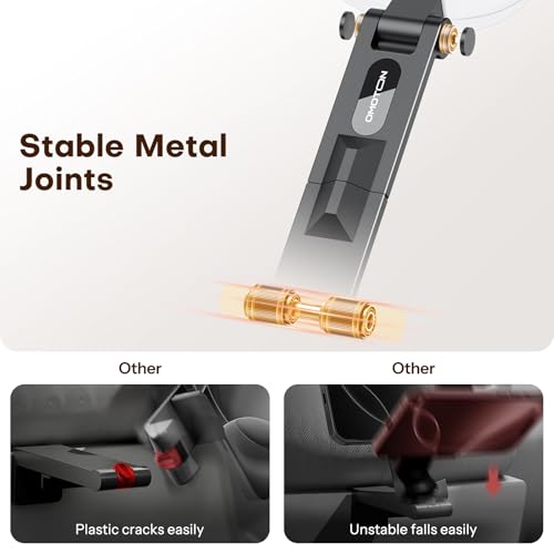 OMOTON TP02 360°Rotating Adjustable Aluminum for MagSafe Tripod,Black&Black - color: 8-Black& Black