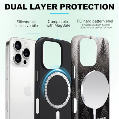 Magnetic for iPhone 15 Pro Case Christian Cross Phone Case, Bible - color: Deuteronomy Christian, size: iPhone 15 Pro
