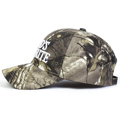 Trendy Embroidered Baseball Cap for Men & Women, Adjustable Snapback Hat for Casual Wear - color: God's Favorite| Camouflage