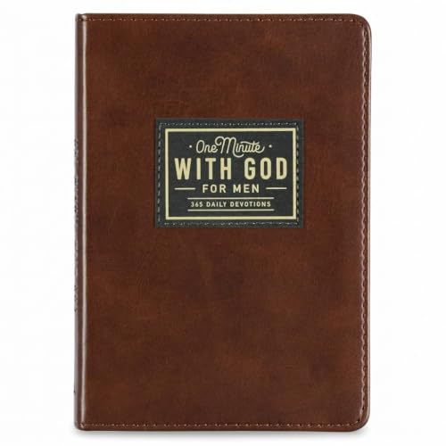 One Minute with God for Men 365 Devotions Faux Leather Flexcover (1)