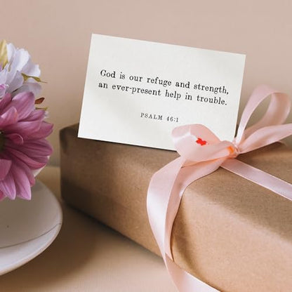 Bible Verse Cards, 60 Scripture Cards with Bible Verses - color: Pearl 01