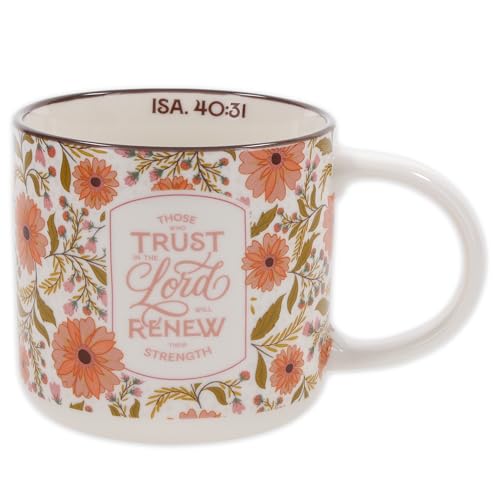 Christian Art Gifts Scripture Ceramic Coffee & Tea Mug for Women