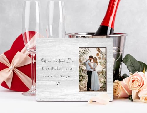 Orchroma Couple Picture Frame,Holiday Gifts for Women,Wedding Gifts for Couple,8x10 Engagement Picture Frame (been with you) - color: The best ones have been with you