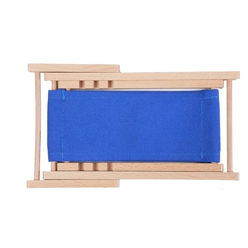 Foldable Wooden Cell Phone Stand, Phone Holder for Desk - color: Navy Blue