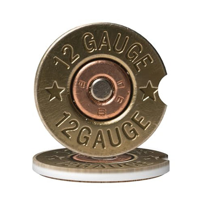 Car Coasters for Cup Holder 2 Pack - 12 Gauge Cartridge Cases - color: 12 Gauge Cartridge Cases