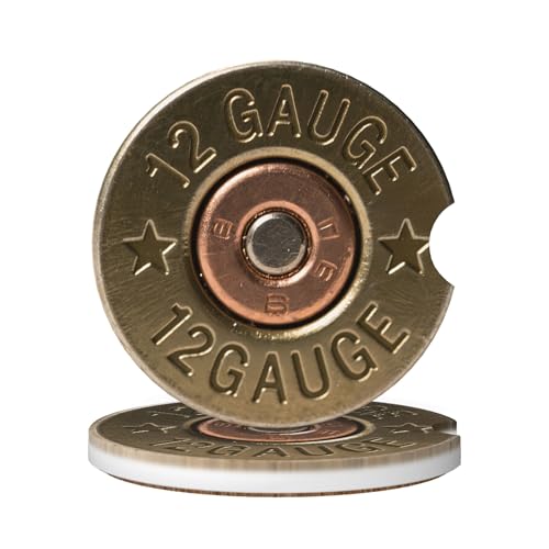Car Coasters for Cup Holder 2 Pack - 12 Gauge Cartridge Cases - color: 12 Gauge Cartridge Cases