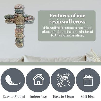 Taprion Jesus Wall Cross Holy Crucifix Wall Cross